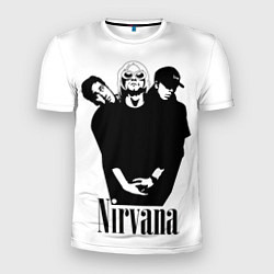 Мужская спорт-футболка Nirvana Группа