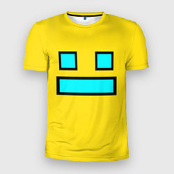 Мужская спорт-футболка Geometry Dash Smile
