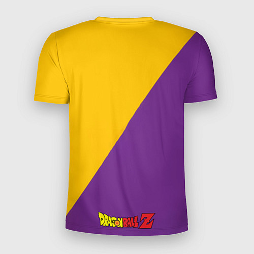 Мужская спорт-футболка Yellow vs purple / 3D-принт – фото 2