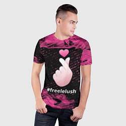 Футболка спортивная мужская Свободу Лелушу - Пламя, цвет: 3D-принт — фото 2