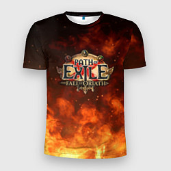 Мужская спорт-футболка Path of Exile Logo Путь изгнанника Лого Z