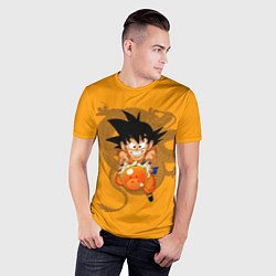 Футболка спортивная мужская Kid Goku, цвет: 3D-принт — фото 2