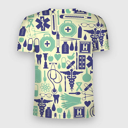 Мужская спорт-футболка Медицина Паттерн Z / 3D-принт – фото 2