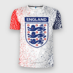 Футболка спортивная мужская Сборная Англии, цвет: 3D-принт