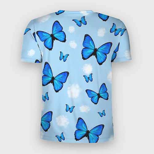 Мужская спорт-футболка Бабочки Моргенштерна / 3D-принт – фото 2