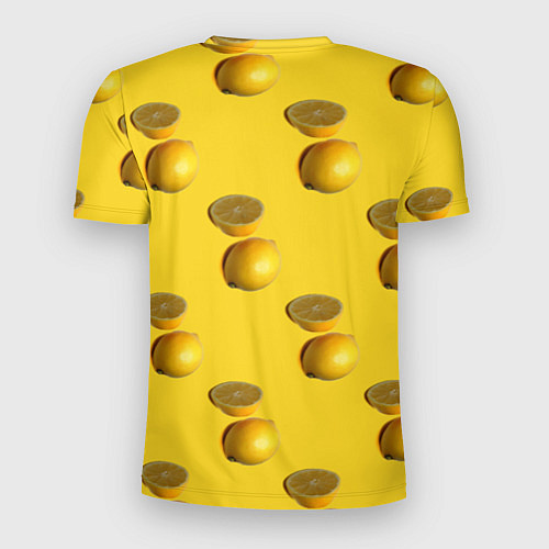 Мужская спорт-футболка Летние лимоны / 3D-принт – фото 2