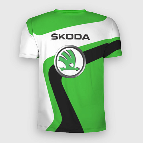 Мужская спорт-футболка Skoda / 3D-принт – фото 2