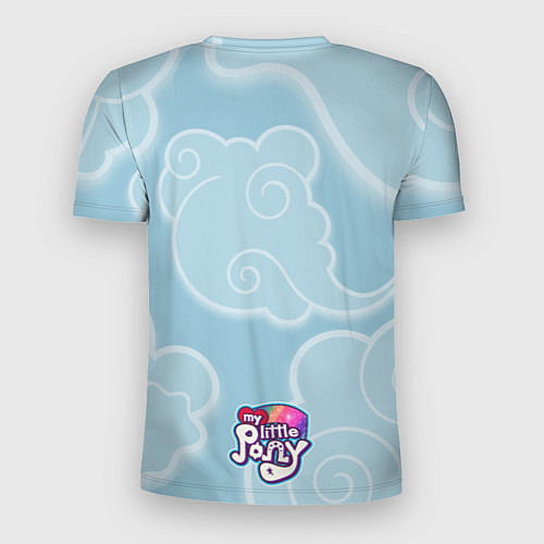 Мужская спорт-футболка Rainbow in cloud / 3D-принт – фото 2