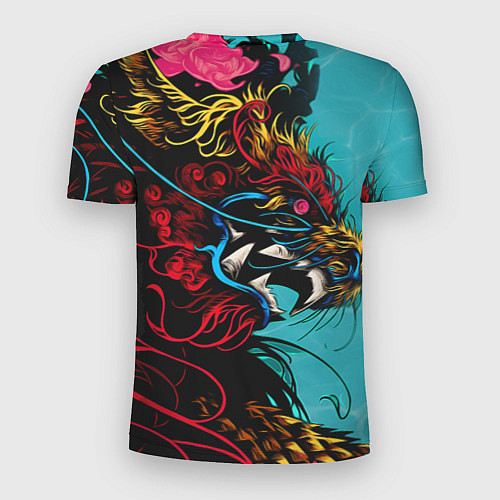 Мужская спорт-футболка Дракон Dragon / 3D-принт – фото 2
