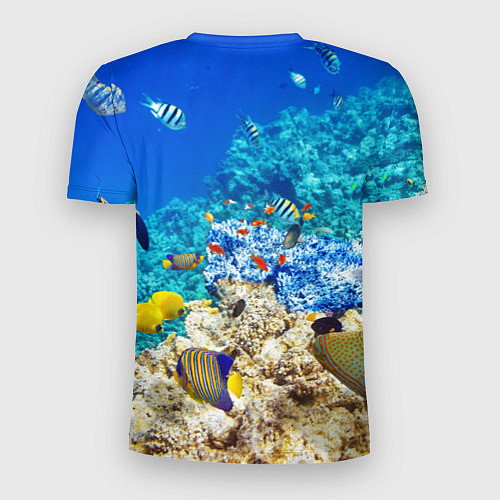 Мужская спорт-футболка Морской мир / 3D-принт – фото 2