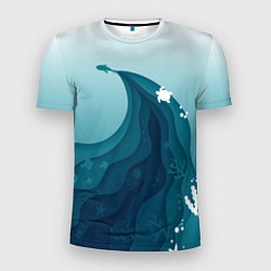 Мужская спорт-футболка Морские жители