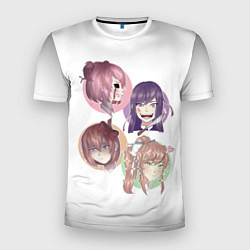 Футболка спортивная мужская Doki Doki Literature Club, цвет: 3D-принт