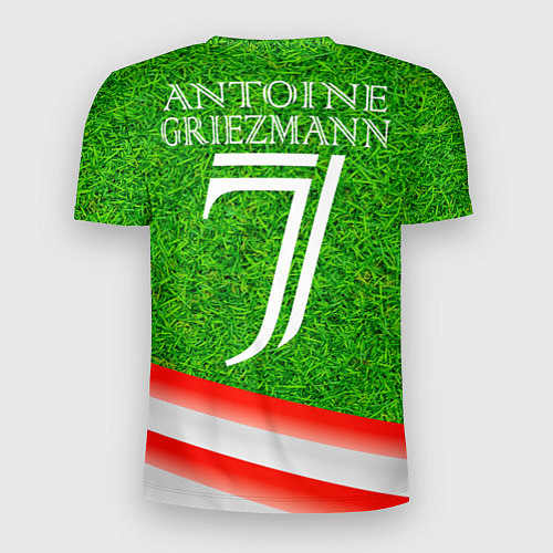 Мужская спорт-футболка Антуан Гризманн Antoine Griezmann спина Z / 3D-принт – фото 2