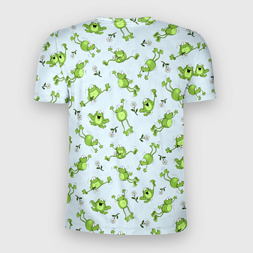 Мужская спорт-футболка Веселые лягушки / 3D-принт – фото 2