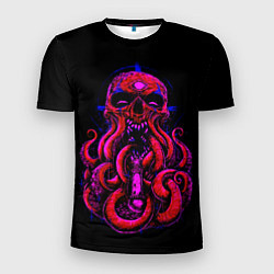Мужская спорт-футболка Череп Осьминог Octopus Skull