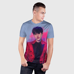 Футболка спортивная мужская Kim Seokjin, цвет: 3D-принт — фото 2