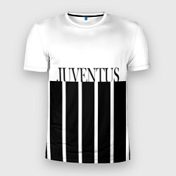 Футболка спортивная мужская Juventus Tee Black and White 202122, цвет: 3D-принт