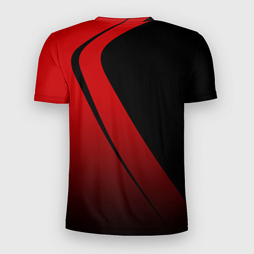 Мужская спорт-футболка TESLA MOTORS ТЕСЛА / 3D-принт – фото 2