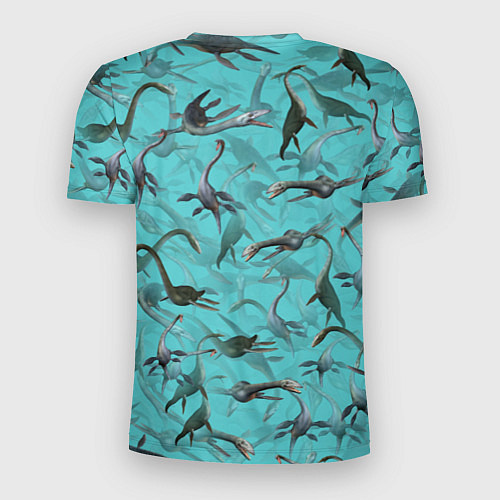 Мужская спорт-футболка Лохнесский камуфляж / 3D-принт – фото 2
