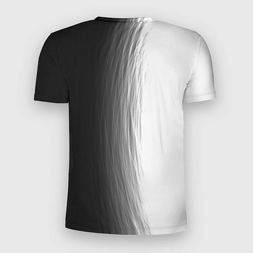 Мужская спорт-футболка Black and White BMW / 3D-принт – фото 2