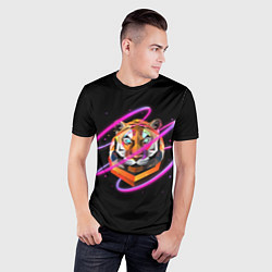 Футболка спортивная мужская Тигр, цвет: 3D-принт — фото 2