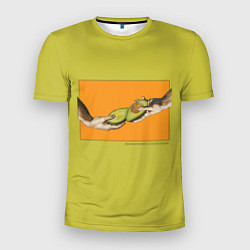 Мужская спорт-футболка Сотворение Авокадо 3D