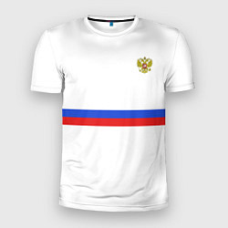 Футболка спортивная мужская Форма сборной России, цвет: 3D-принт