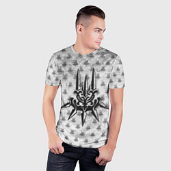 Футболка спортивная мужская Nier Automata Герб спина Z, цвет: 3D-принт — фото 2