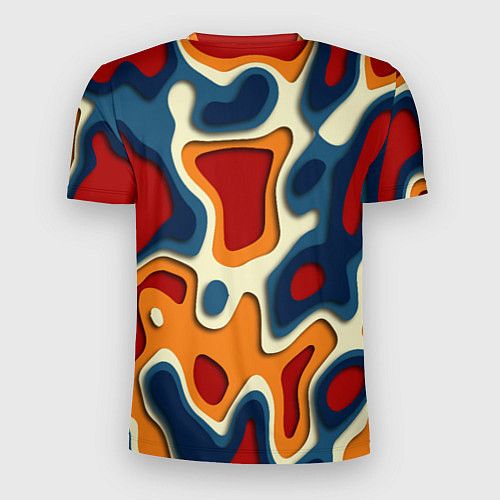Мужская спорт-футболка Пятна краски / 3D-принт – фото 2