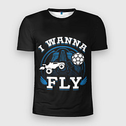 Мужская спорт-футболка Я хочу летать