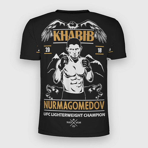 Мужская спорт-футболка Хабиб Нурмагомедов / 3D-принт – фото 2