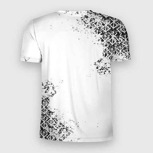 Мужская спорт-футболка БЕРСЕРК logo чб / 3D-принт – фото 2