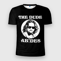 Футболка спортивная мужская The dude ABIDES, цвет: 3D-принт