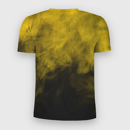 Мужская спорт-футболка FREEFIRE YELLOW SMOKE Z / 3D-принт – фото 2