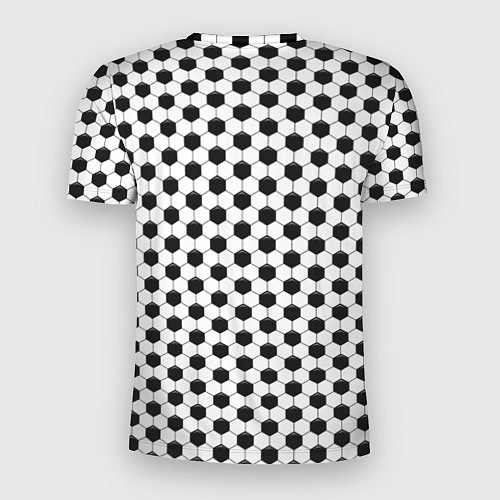 Мужская спорт-футболка Текстура мяча / 3D-принт – фото 2