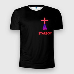 Футболка спортивная мужская STARBOY - The Weeknd, цвет: 3D-принт