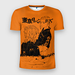 Мужская спорт-футболка Токийские мстители ораньжевый