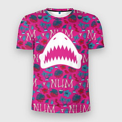 Футболка спортивная мужская King Shark Num Num Num, цвет: 3D-принт
