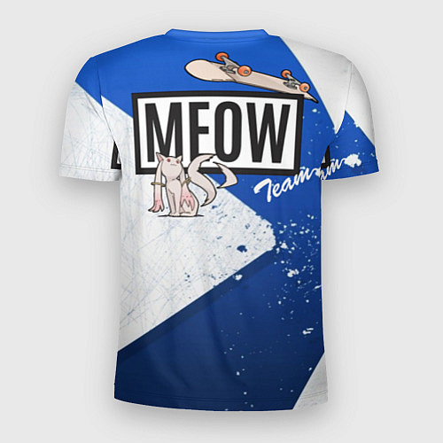 Мужская спорт-футболка Meow team / 3D-принт – фото 2