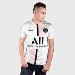 Футболка спортивная мужская PSG Cup Away Vapor Match Shirt New 202223, цвет: 3D-принт — фото 2