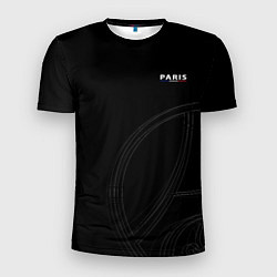 Мужская спорт-футболка PSG Core Big Logo Black New 202223