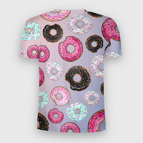 Мужская спорт-футболка Пончики / 3D-принт – фото 2