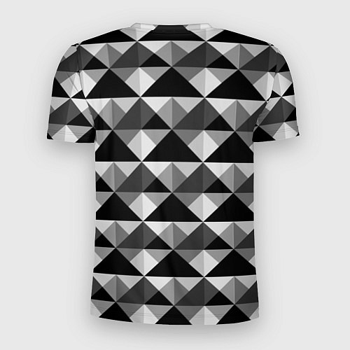 Мужская спорт-футболка Современный геометрический / 3D-принт – фото 2
