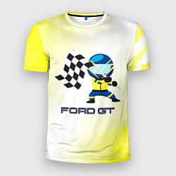 Футболка спортивная мужская Ford - Racing, цвет: 3D-принт