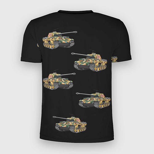Мужская спорт-футболка Мои любимые танки / 3D-принт – фото 2