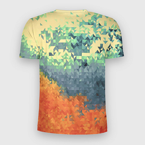 Мужская спорт-футболка Стихия: лед и пламя / 3D-принт – фото 2