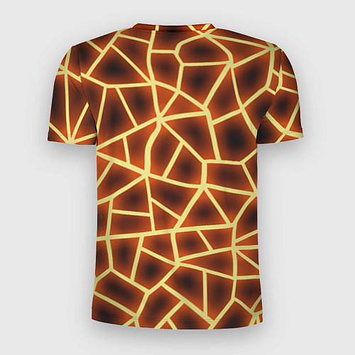 Мужская спорт-футболка Огненная геометрия / 3D-принт – фото 2