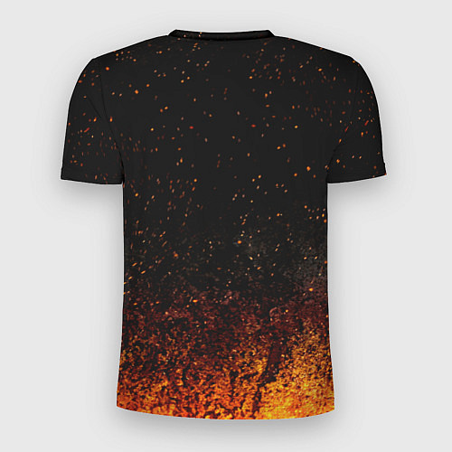 Мужская спорт-футболка Ария в огне / 3D-принт – фото 2