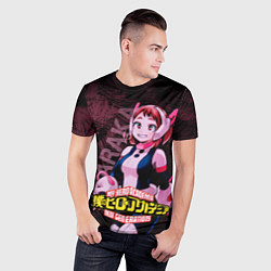 Футболка спортивная мужская Урарака Очако, цвет: 3D-принт — фото 2