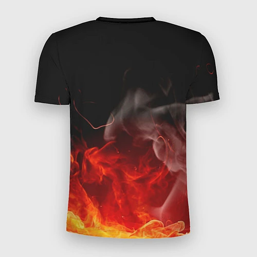 Мужская спорт-футболка Ария в огне / 3D-принт – фото 2